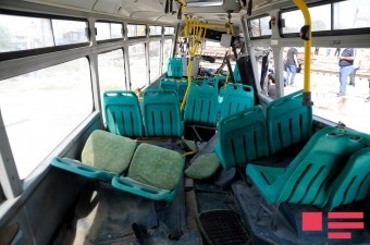 3 avtobus toqquşdu - Bakıda: 1 ölü, 7 yaralı