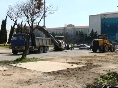 Bakıda bu yol əsaslı təmirə dayandı