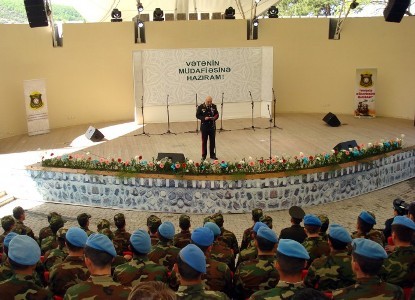 “Vətənin müdafiəsinə hazıram!” adlı hərbi-vətənpərvərlik tədbiri keçirilib