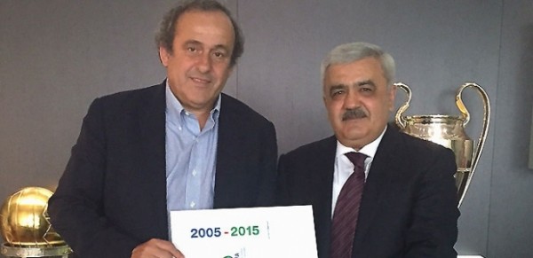 Rövnəq Abdullayev Platini ilə görüşdü