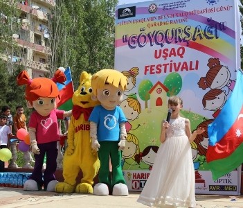 1 iyun – “Göyqurşağı” uşaq festivalı keçirilib