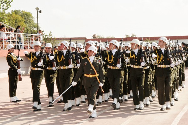 Azərbaycanda xüsusi təyinatlı hərbi təhsil müəssisələrinin növbəti buraxılışı olub