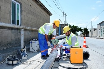 Bakının Zirə kəndində ilk dəfə su təchizatı infrastrukturu yaradılır