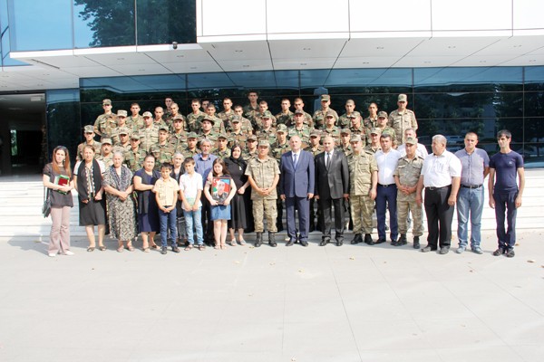 Mingəçevirdə “Ön səngərdən gələn var” adlı tədbir keçirilib