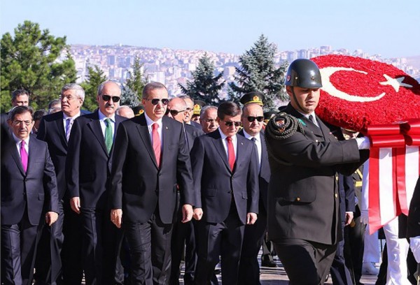 Ankarada Zəfər bayramı münasibətilə rəsmi mərasim keçirilib