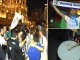 Bakıda “Qarabağ“ coşğusu: azarkeşlər Azadlıq meydanına yürüş etdilər