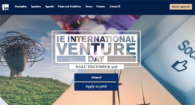 Bakıda “IE Venture Day” Beynəlxalq Startap Müsabiqəsi keçiriləcək