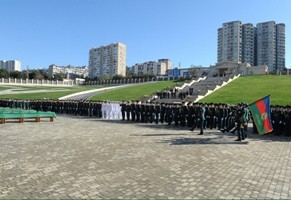 Dövlət Sərhəd Xidməti Akademiyasında kursantların andiçmə mərasimi keçirilib