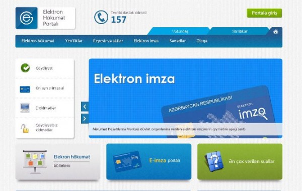 Yeni elektron imza platforması işə salınır