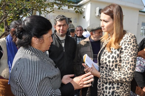 Qənirə Paşayeva Tovuzun 3 kəndində olub