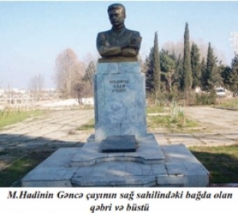 Hadinin büstünün altında cəsədinin qalıqları tapılmayıb
