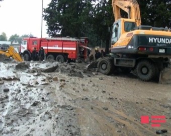 Astarada 100-dən çox ev yağış suları altda qaldı