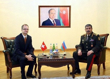 Zakir Həsənov İsveçrə səfiri ilə görüşdü