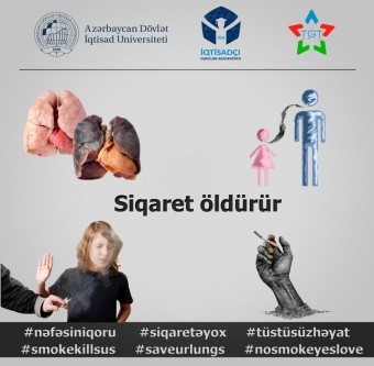 İqtisad Universitetində “Siqaretdən imtina” günləri keçirilir