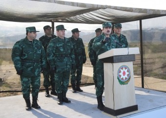 Sərhəd xidmətinin yeni poliqonunun açılışı olub
