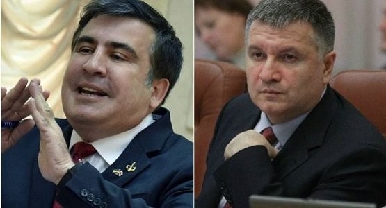 Avakov Saakaşvilinin üzünə su atdı, Yatsenyuk “Ukraynadan rədd ol“ dedi - QALMAQAL