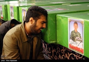 Suriyada ölən 11 iranlı dəfn edilib