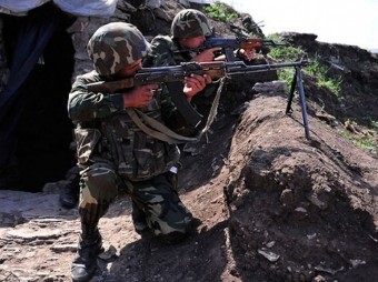 Ermənilərə 122 atəş zərbəsi endirilib