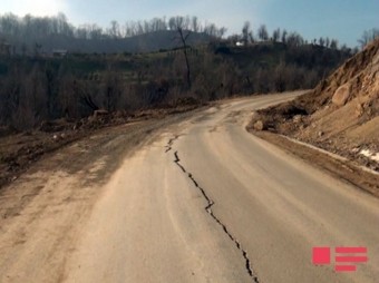 Astarada sürüşmə baş verib