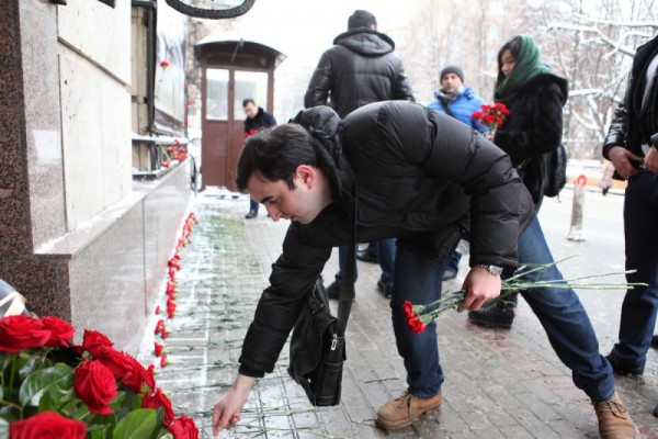 20 Yanvar şəhidlərinin xatirəsi Moskvada da anıldı