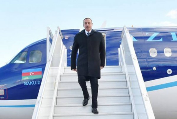 Azərbaycan prezidenti Böyük Britaniyaya səfərə gedib