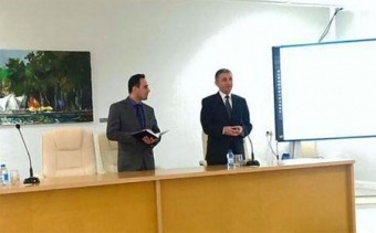 Fələstinin səfiri AMEA-da məruzə deyib
