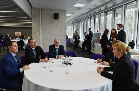 İlham Əliyev Xorvatiya prezidenti ilə görüşdü