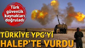 Türkiyə ordusu Suriyanın şimalını atəşə tutub
