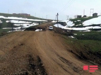 Cəlilabad-Yardımlı yolunda sürüşmə aktivləşib