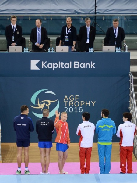 Bakıda Dünya Kuboku yarışlarının ilk qızıl medalını yaponiyalı gimnast qazanıb