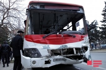 Bakıda ağır qəzaya səbəb olan avtobus sürücüsü yaxalandı