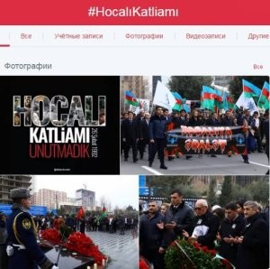 Xocalı qətliamı Türkiyə sosial şəbəkələrində