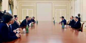 Prezident Çexiya Parlamentinin Palata sədrini qəbul edib