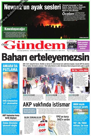 Ankaradakı terroru dəstəkləyən qəzet haqda cinayət işi açılıb