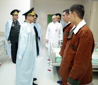 Zakir Həsənov hərbi hospitalda