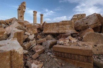 Qədim Palmiranın ən məşhur abidələri dağıdılıb -FOTOLAR