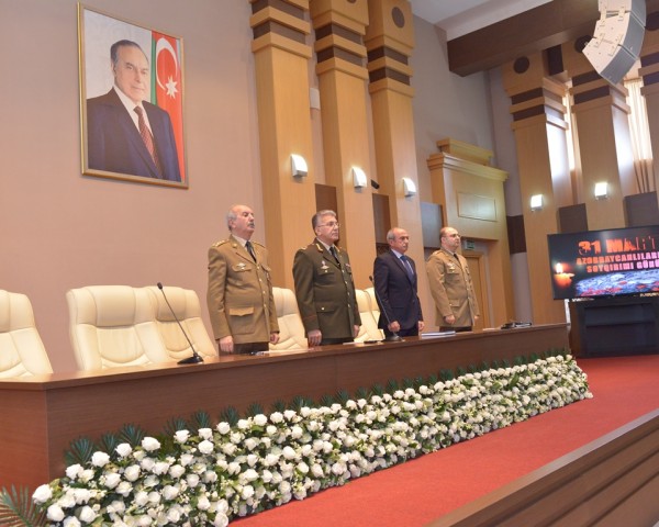 FHN-in Akademiyasında 31 mart soyqırımının qurbanları anılıb