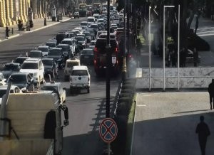 Neftçilər prospekti bağlandı
