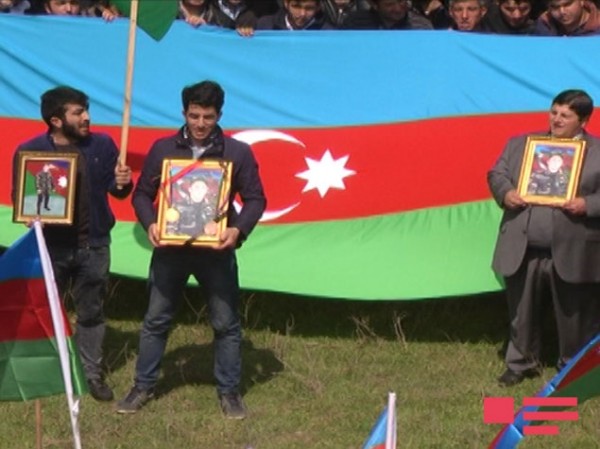 Ordumuzun şəhid olan hərbçiləri dəfn edilib - FOTO