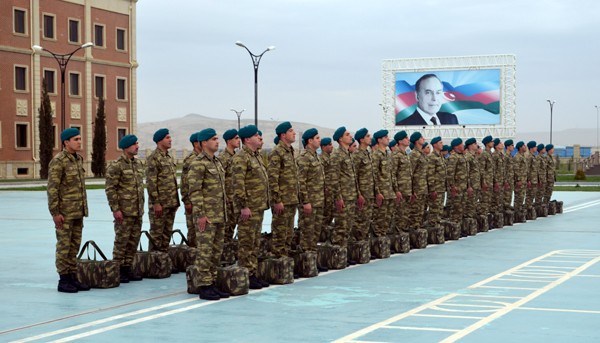 Sülhməramlılarımızın bir qrupu Əfqanıstana yola salınıb