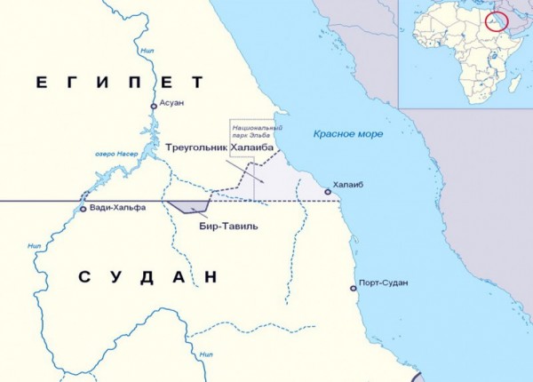 Misir mübahisəli “Halaib üçbucağı”nı öz ərazisi sayır