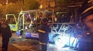 Yerevanda avtobus partladı: 3 nəfər öldü