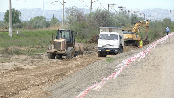 Mingəçevir-Bəhrəmtəpə yolu yenidən qurulur