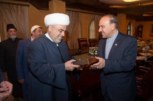Allahşükür Paşazadə Ruhaninin müavini ilə görüşüb