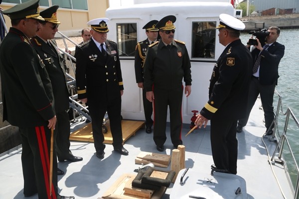 Hərbi Dəniz Qüvvələrinin yeni poliqonunun açılışı olub