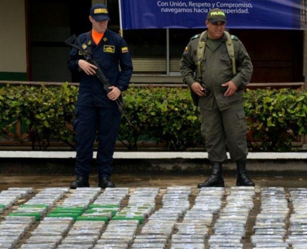 Kolumbiya polisi 8 ton kokain müsadirə edib