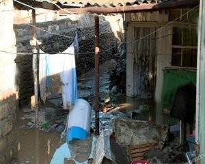 Gəncədə 10-a yaxın ev su altında qalıb