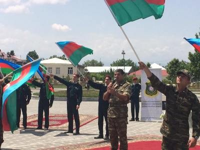 Goranboyda “Vətənin müdafiəsinə hazıram“ tədbiri keçirildi -FOTOLAR