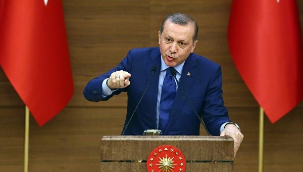Ərdoğan ABŞ-ın PKK–nın Suriyadakı qolu olan PYD-ni dəstəkləməsini pisləyib