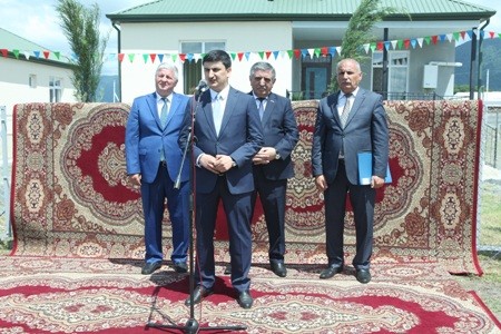 Zaqatalada Qarabağ müharibəsi əlilləri və şəhid ailələrinə mənzil paylandı